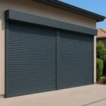 Persiana enrollable exterior gris para vivienda
