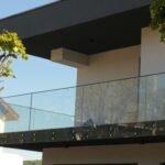Barandilla de cristal para balcón exterior